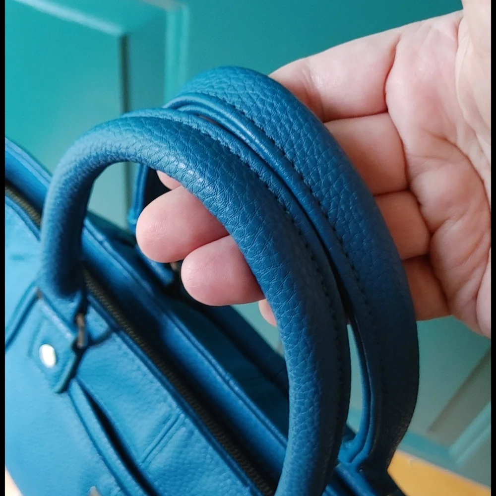 THIRTY-ONE JEWELL Teal Satchel Handbag - Picture 6 of 9